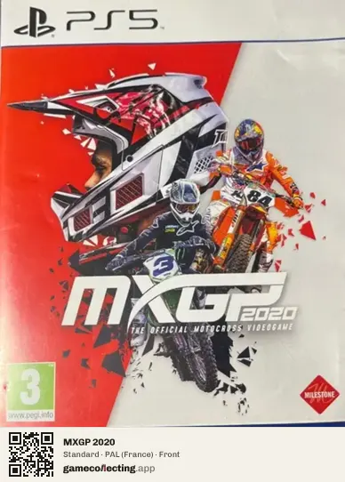 MXGP 2020 PlayStation 5, France box front