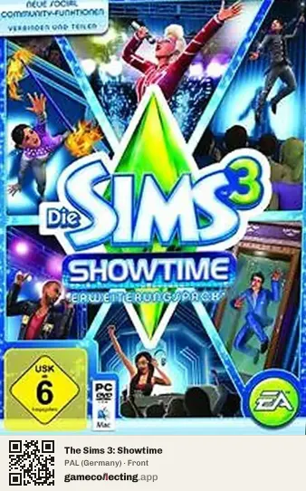 The Sims 3: Showtime Computer, Germany box front