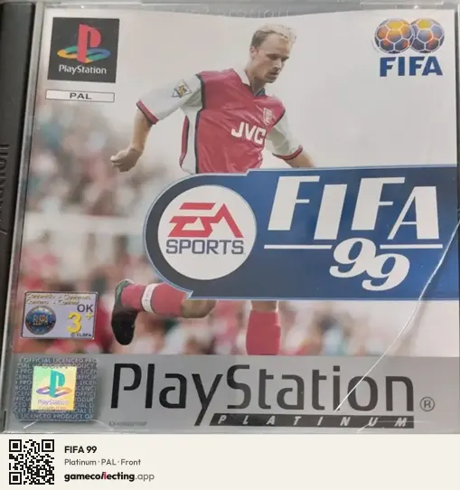 FIFA 99 PlayStation, PAL box front