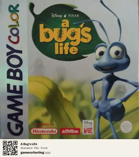 A Bug's Life Game Boy Color, PAL box front