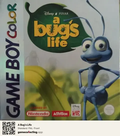 A Bug's Life Game Boy Color, PAL box front