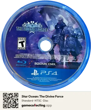 Star Ocean: The Divine Force PlayStation 4, NTSC disc