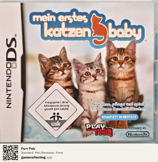 Purr Pals Nintendo DS, Germany box front