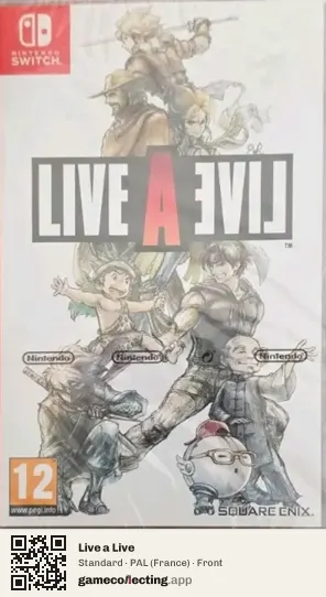 Live a Live Nintendo Switch, France box front