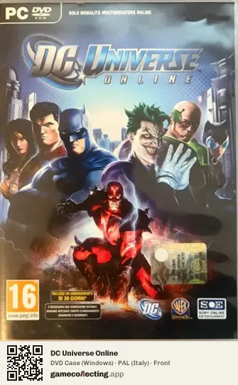 DC Universe Online Computer, Italy box front