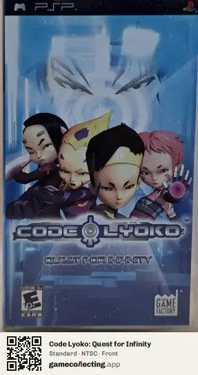 Code Lyoko: Quest for Infinity PlayStation Portable, NTSC box front