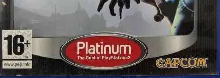 Resident Evil Outbreak, the PEGI square on its front