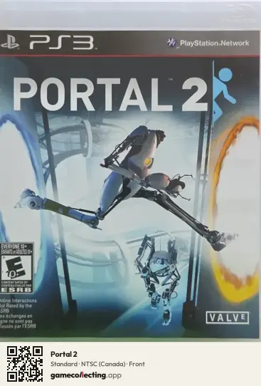 Portal 2 PlayStation 3, Canada box front