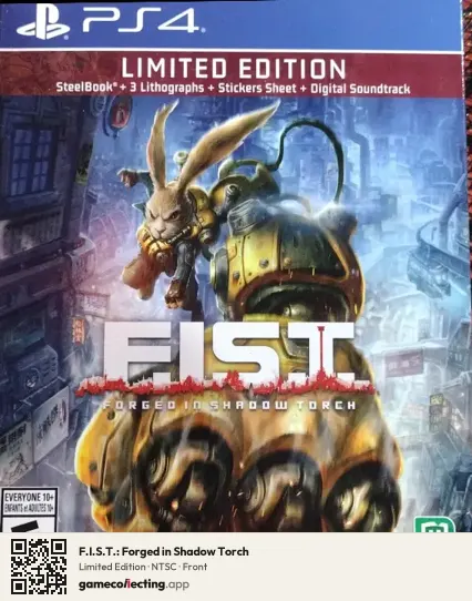 F.I.S.T.: Forged in Shadow Torch PlayStation 4, NTSC box front