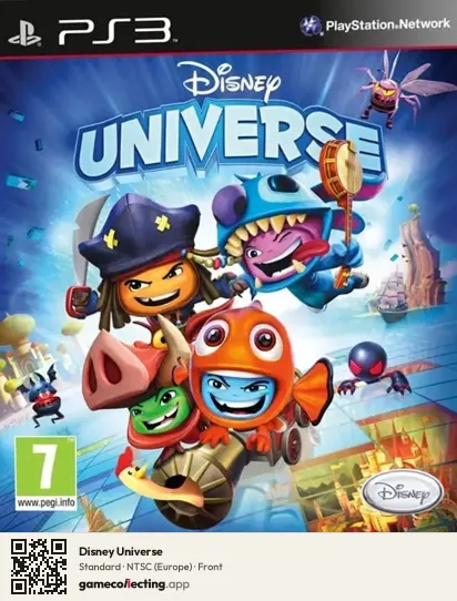 Disney Universe PlayStation 3, Europe box front