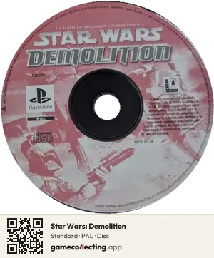 Star Wars: Demolition PlayStation, PAL disc