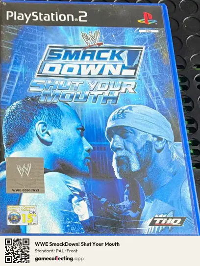 WWE SmackDown! Shut Your Mouth PlayStation 2, PAL box front