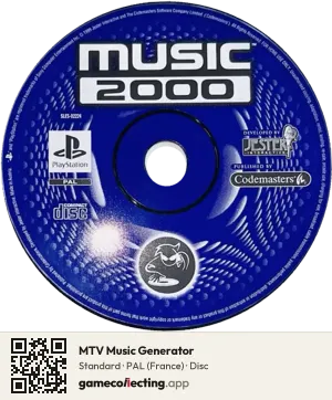 MTV Music Generator PlayStation, PAL disc