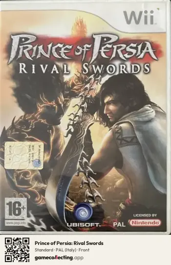 Prince of Persia: Rival Swords Nintendo Wii, Italy box front