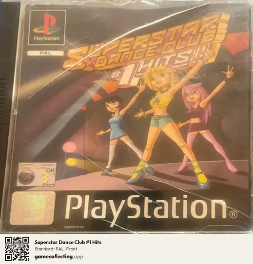 Superstar Dance Club #1 Hits PlayStation, PAL box front