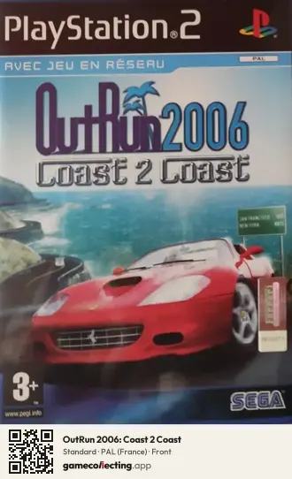 OutRun 2006: Coast 2 Coast PlayStation 2, France box front