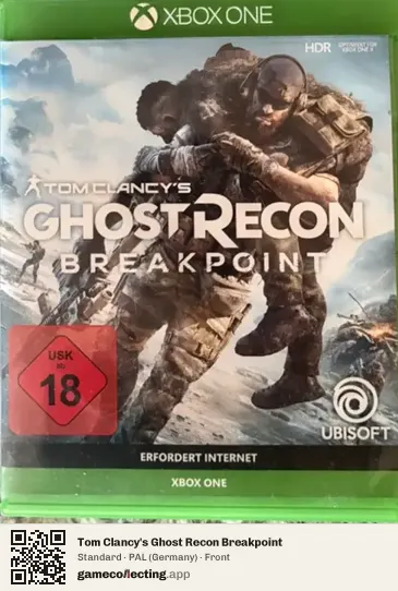 Tom Clancy's Ghost Recon Breakpoint Xbox One, Germany box front