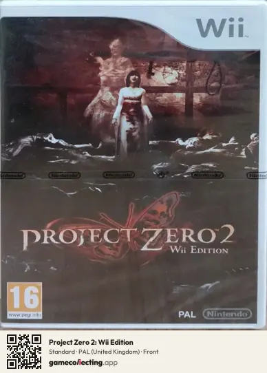 Project Zero 2: Wii Edition Nintendo Wii, United Kingdom box front