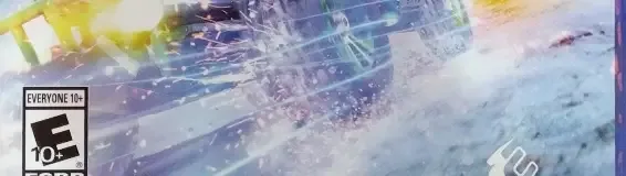 Onrush, the ESRB box on its front