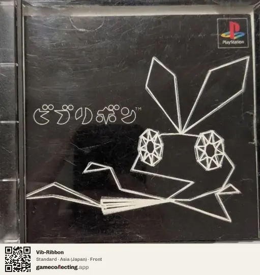 Vib-Ribbon PlayStation, Japan box front