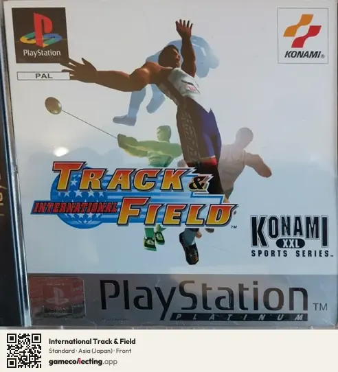 International Track & Field PlayStation, Asia box front