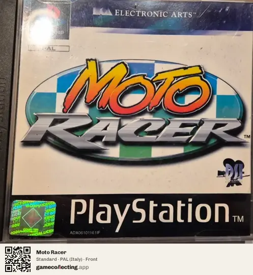 Moto Racer PlayStation, Italy box front