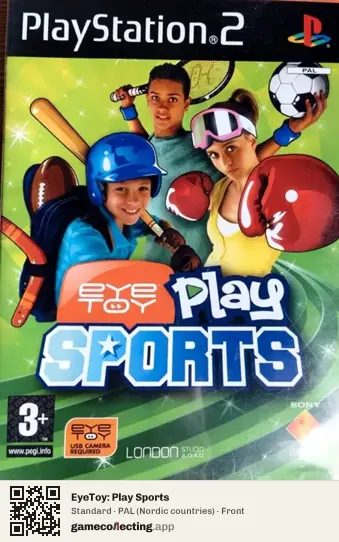 EyeToy: Play Sports PlayStation 2, Nordic countries box front