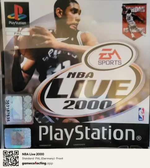 NBA Live 2000 PlayStation, Germany box front
