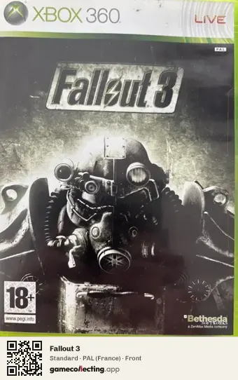 Fallout 3 Xbox 360, France box front