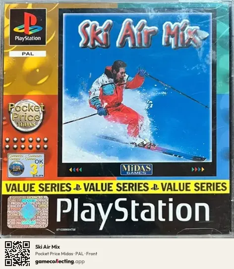 Ski Air Mix PlayStation, PAL box front