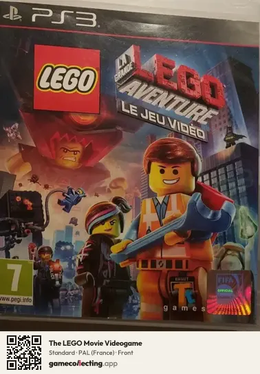 The LEGO Movie Videogame PlayStation 3, France box front