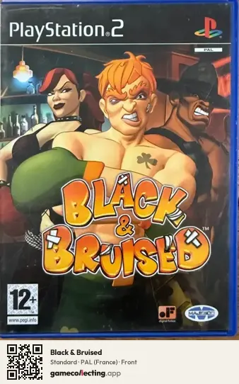 Black & Bruised PlayStation 2, France box front
