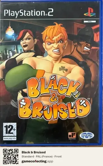 Black & Bruised PlayStation 2, France box front