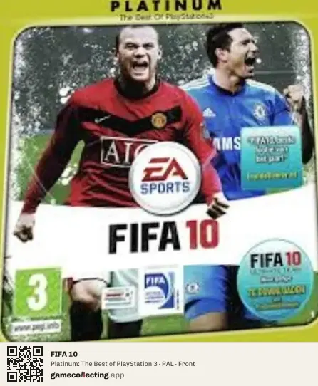 FIFA 10 PlayStation 3, PAL box front