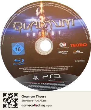 Quantum Theory PlayStation 3, PAL disc