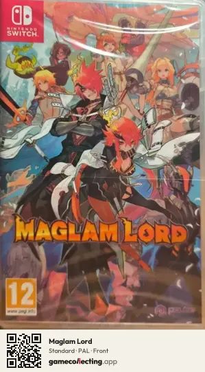Maglam Lord Nintendo Switch, PAL box front