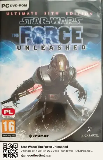 Star Wars: The Force Unleashed Computer, Poland box front