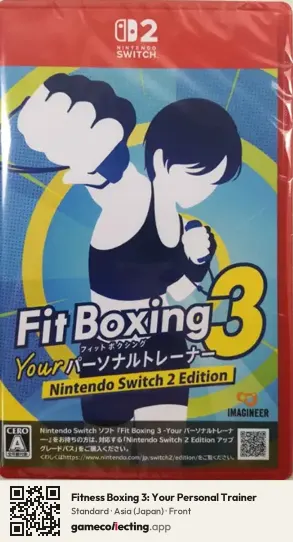 Fitness Boxing 3: Your Personal Trainer Nintendo Switch 2, Asia box front