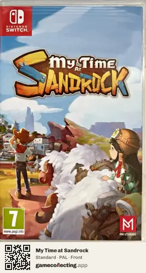 My Time at Sandrock Nintendo Switch, PAL box front
