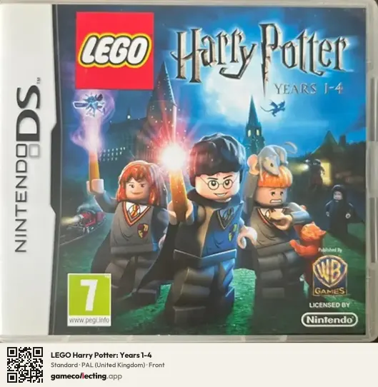 LEGO Harry Potter: Years 1-4 Nintendo DS, United Kingdom box front