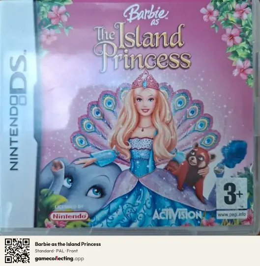 Barbie as the Island Princess Nintendo DS, PAL box front