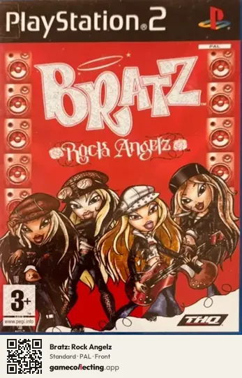Bratz: Rock Angelz PlayStation 2, PAL box front