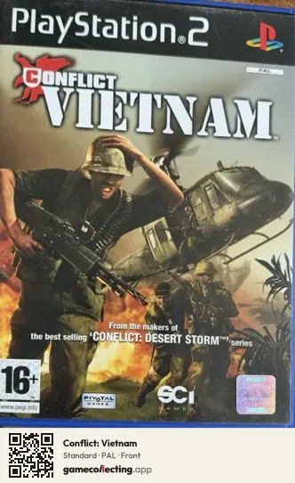 Conflict: Vietnam PlayStation 2, PAL box front