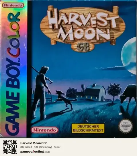 Harvest Moon GBC Game Boy Color, Germany box front