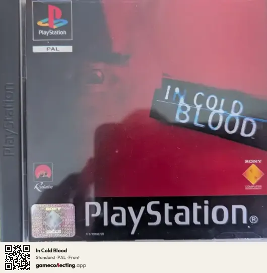 In Cold Blood PlayStation, PAL box front