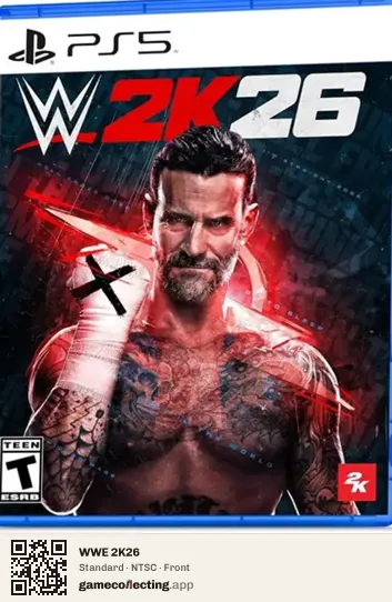 WWE 2K26 PlayStation 5, NTSC box front