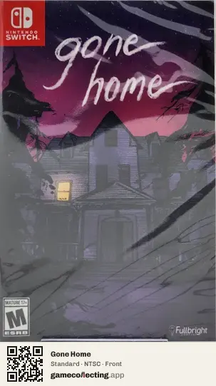 Gone Home Nintendo Switch, NTSC box front