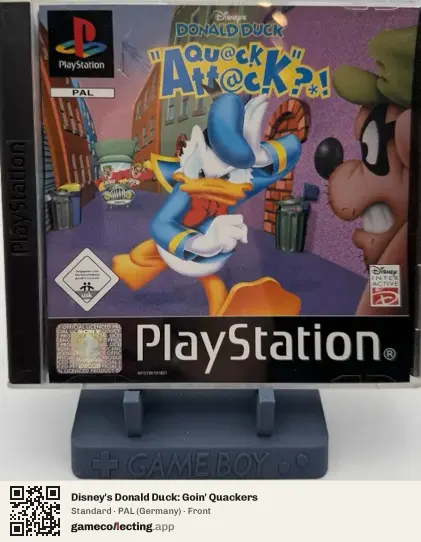 Disney's Donald Duck: Goin' Quackers PlayStation, Germany box front