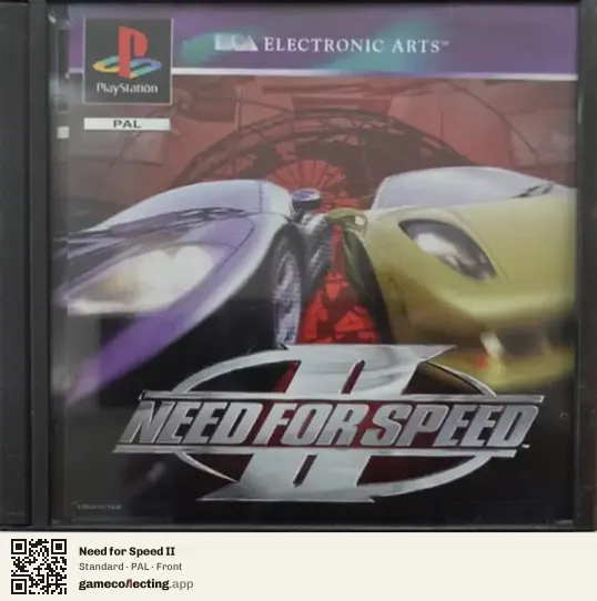 Need for Speed II PlayStation, PAL box front