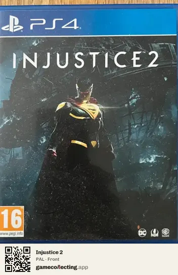 Injustice 2 PlayStation 4, PAL box front